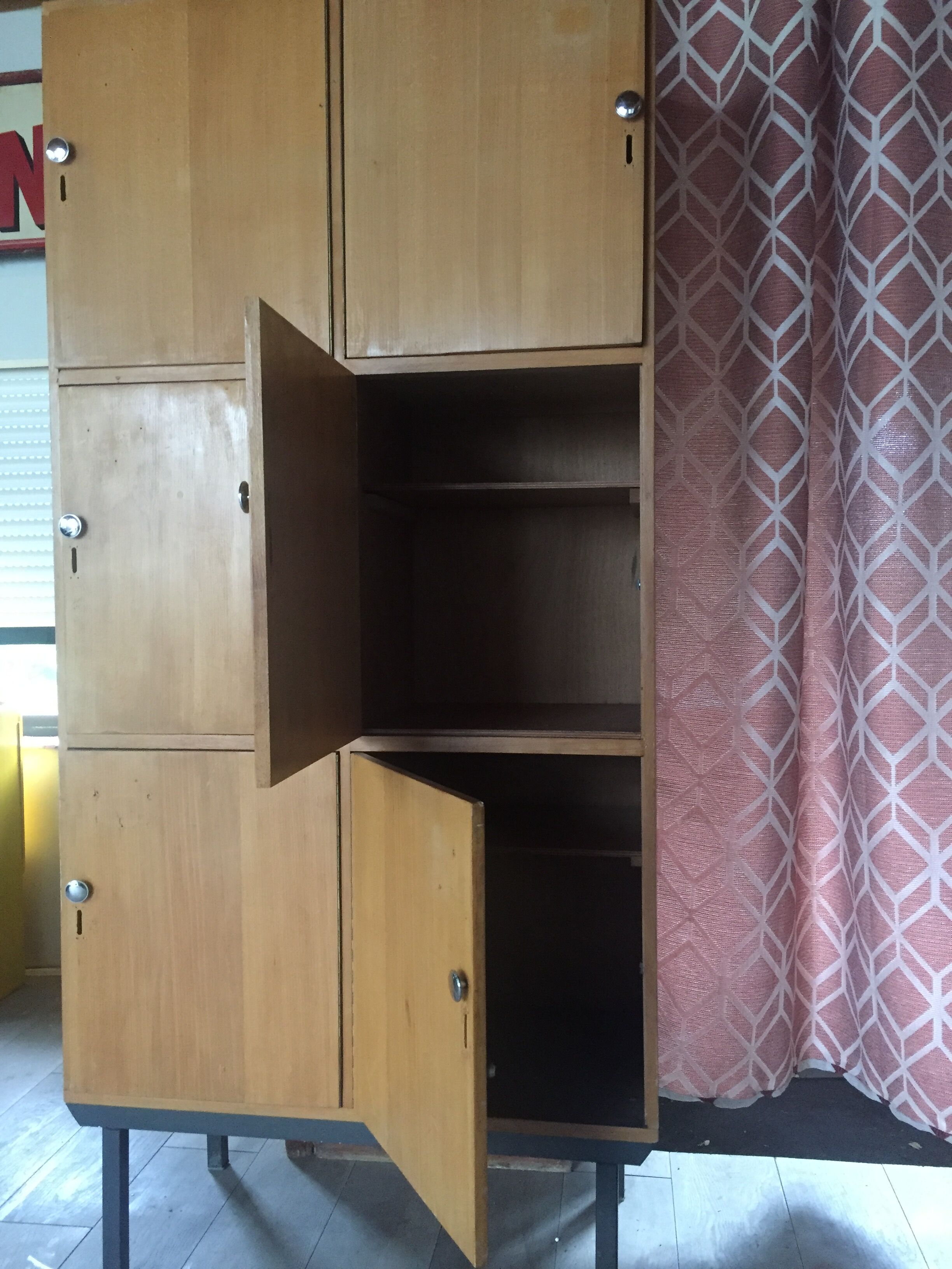 1950s locker furniture