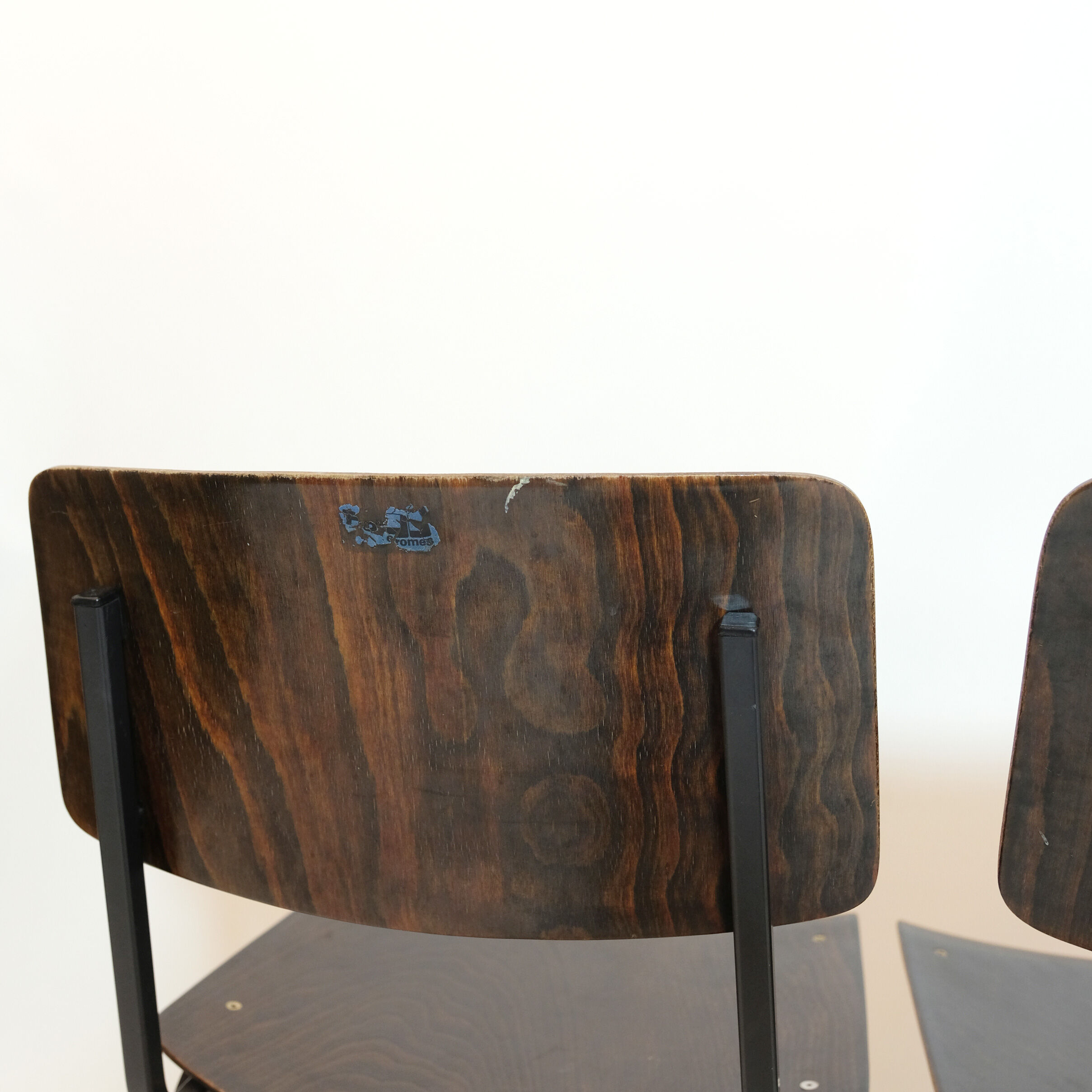 Eromes, trio of F6 chairs from the 60s.