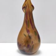 Experimental Amber Murano Glass Vase attr. to Anzolo Fuga, Italy