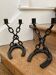 Paire de bougeoirs style brutaliste