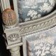 Bed patina style Louis xv, 140x190 cm, year 30