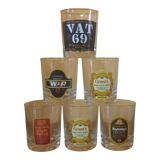 Verres à whisky estampillés