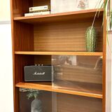 Vintage glass bookcase