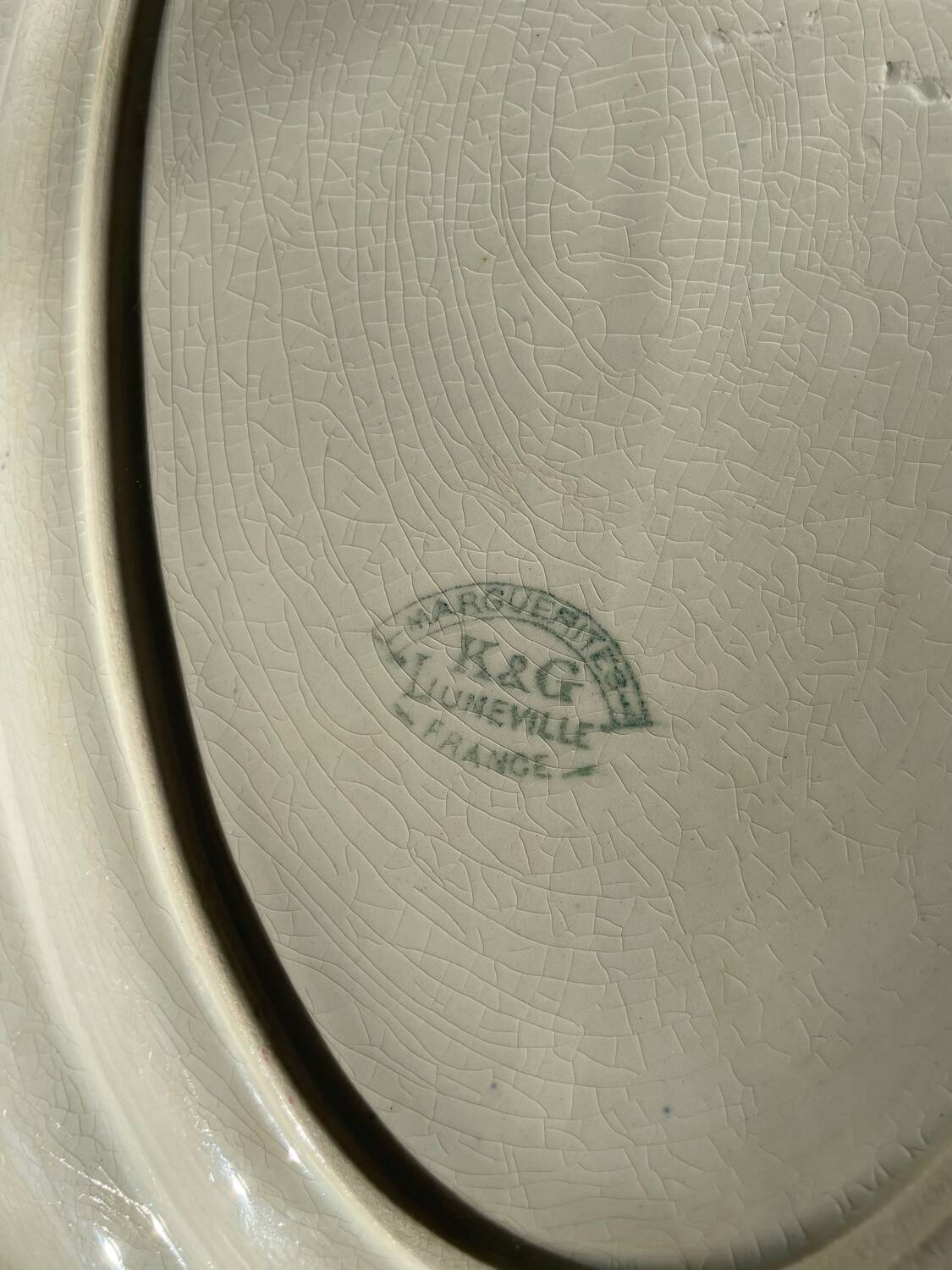 Luneville dish from 1890