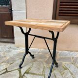 Industrial bistro style table