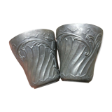 Pair of tin timbale circa 1900