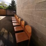 Eclipse Birch Chairs by Brayton International