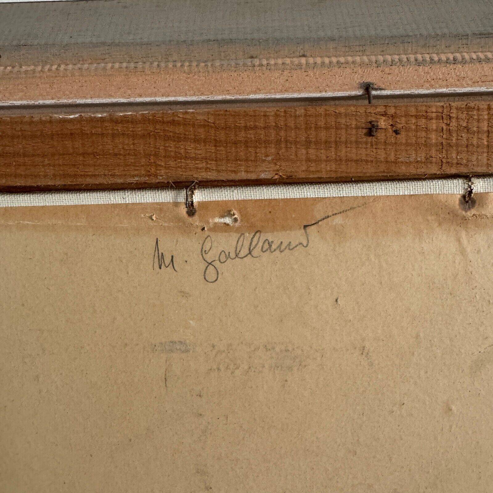 Oil on canvas boulevard scene in Paris 20th century in the style of Marquet