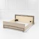 Lacor Series Double Bed in Lacquered Wood and Gilded Metal by Fabrizio Smania for Studio Smaina Interni, 1970s