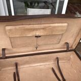 vintage leather suitcase