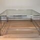 Modernist Chrome Coffee Table with Triple Legs, French Work circa 1970