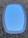 Vintage Wall Mirror, smoked glass, two-tone circa 1980s