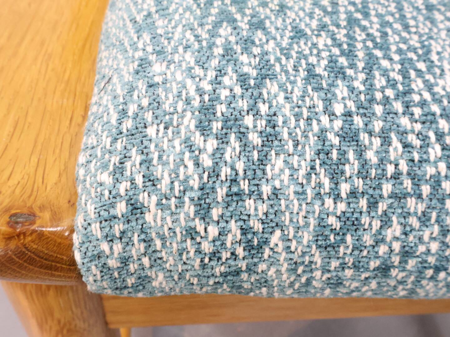 Vintage eetkamerstoelen | Eiken | Nieuwe stoffering