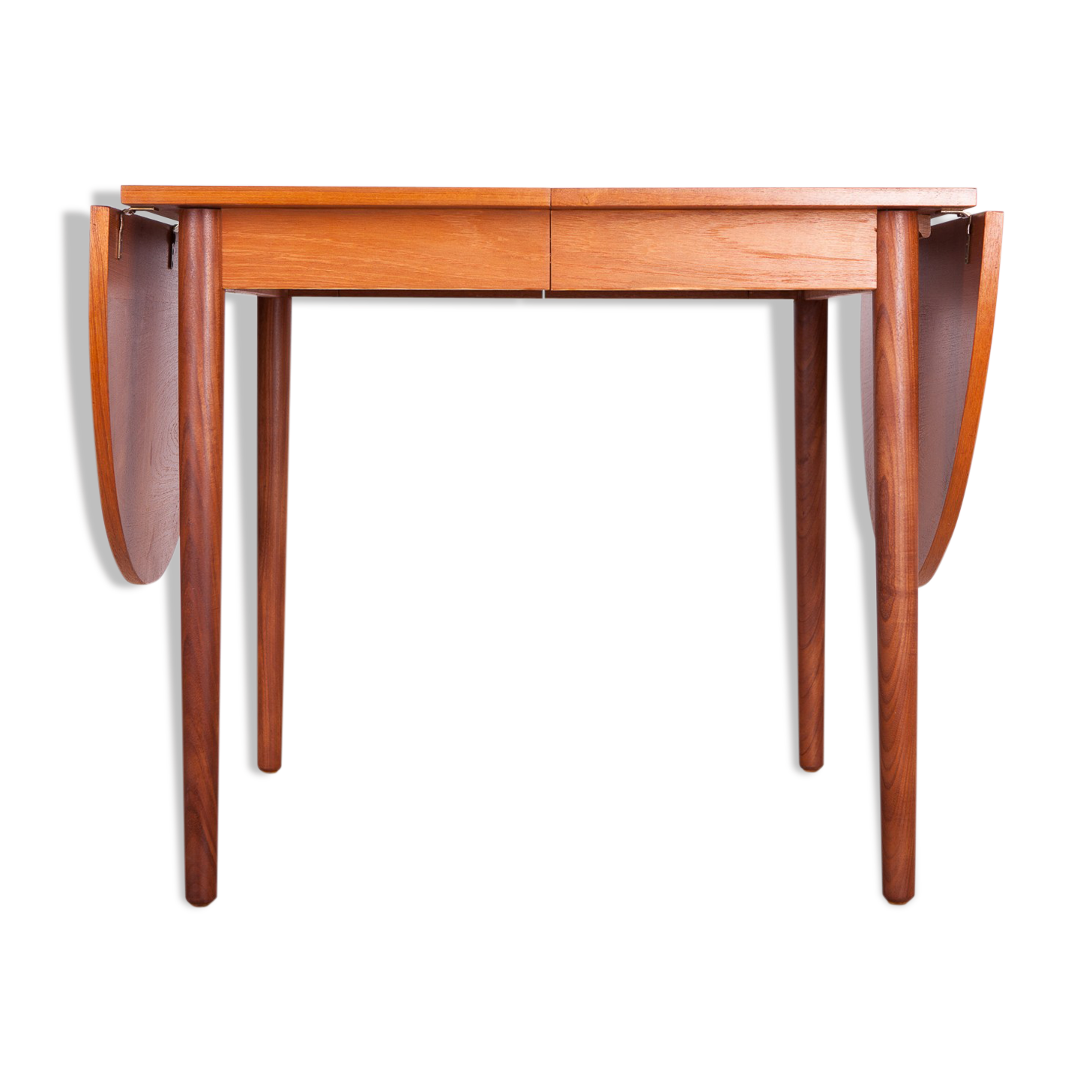Danish Teak Extendable Dining Table, 1960s