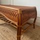 Bamboo and rattan coffee table