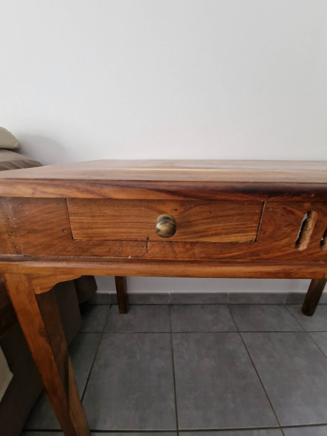 Chestnut wood desk