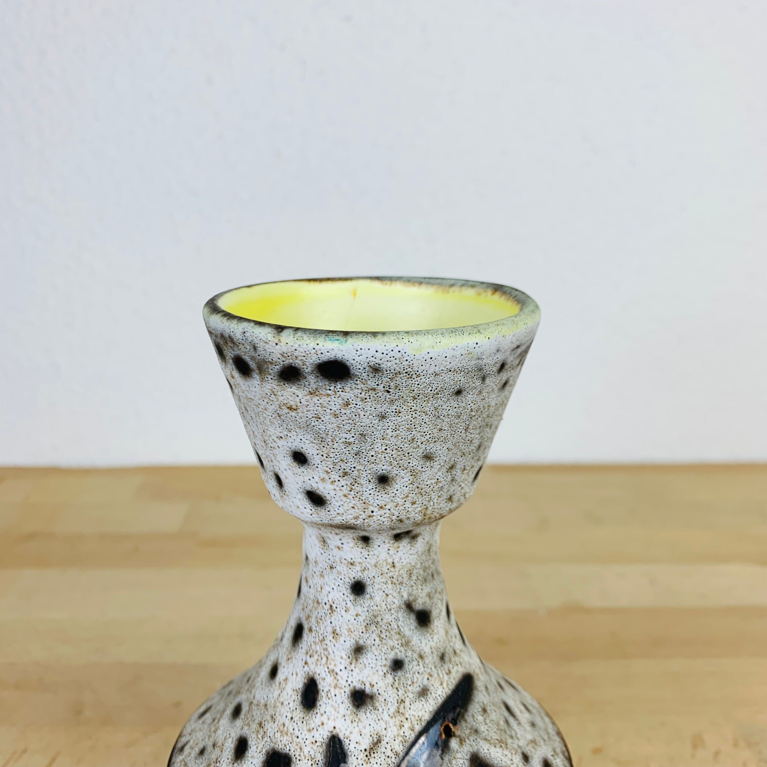 Vase signed Marius Bessone ceramic Vallauris