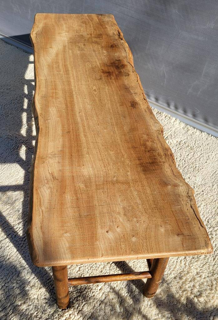 Farmhouse bench-table with a natural feel