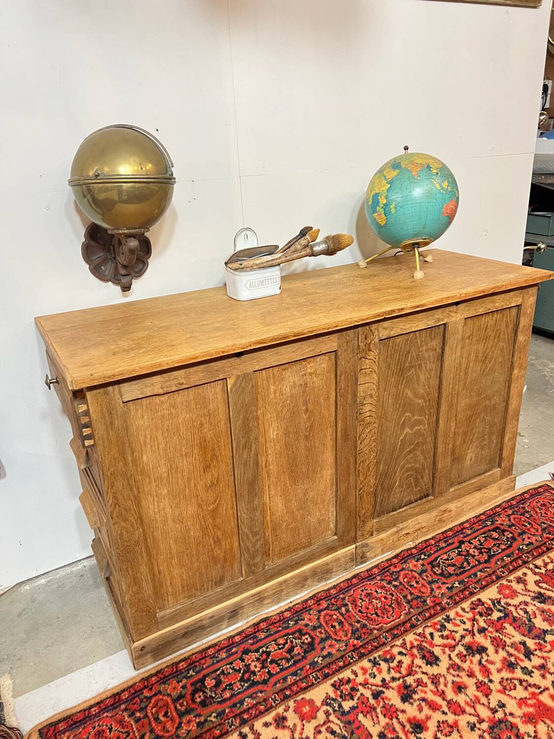 Antique oak sideboard