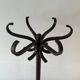 Baumann style 1960 swivel parrot coat rack in bent wood