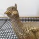 vintage brass pheasant