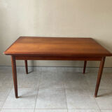 Vintage teak scandinavian signed table