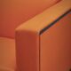 Enrico Franzolini Steel 2000 Orange Armchair for Moroso, Italy