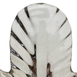 Vintage 1970s Vannes Glass Centerpiece Bowl - Petal Design - Unsigned