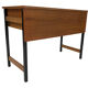 Desk of the 60 years with teak top, dutch
