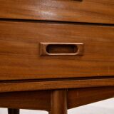 Mid-Century Teak Dressing Table with Adjustable Mirror, 1960s