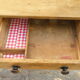 Table en bois 2 tiroirs