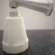 Old white porcelain bathroom wall light art deco 1930 opaline tulip