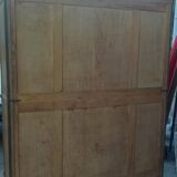 3-door oak bookcase