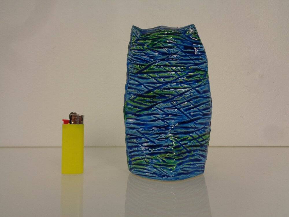 Ceramic Rimini Blu Owl by Aldo Londi for Bitossi, 1960s