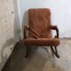 Rocking-chair ancien en bois massif