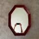 Miroir octogonale art déco en bois massif