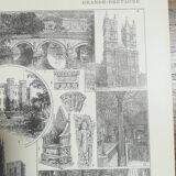 Lithograph on Great Britain from 1928