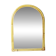 Large bamboo arch wall mirror, Italian, Riviera style, 1950s-60s.
