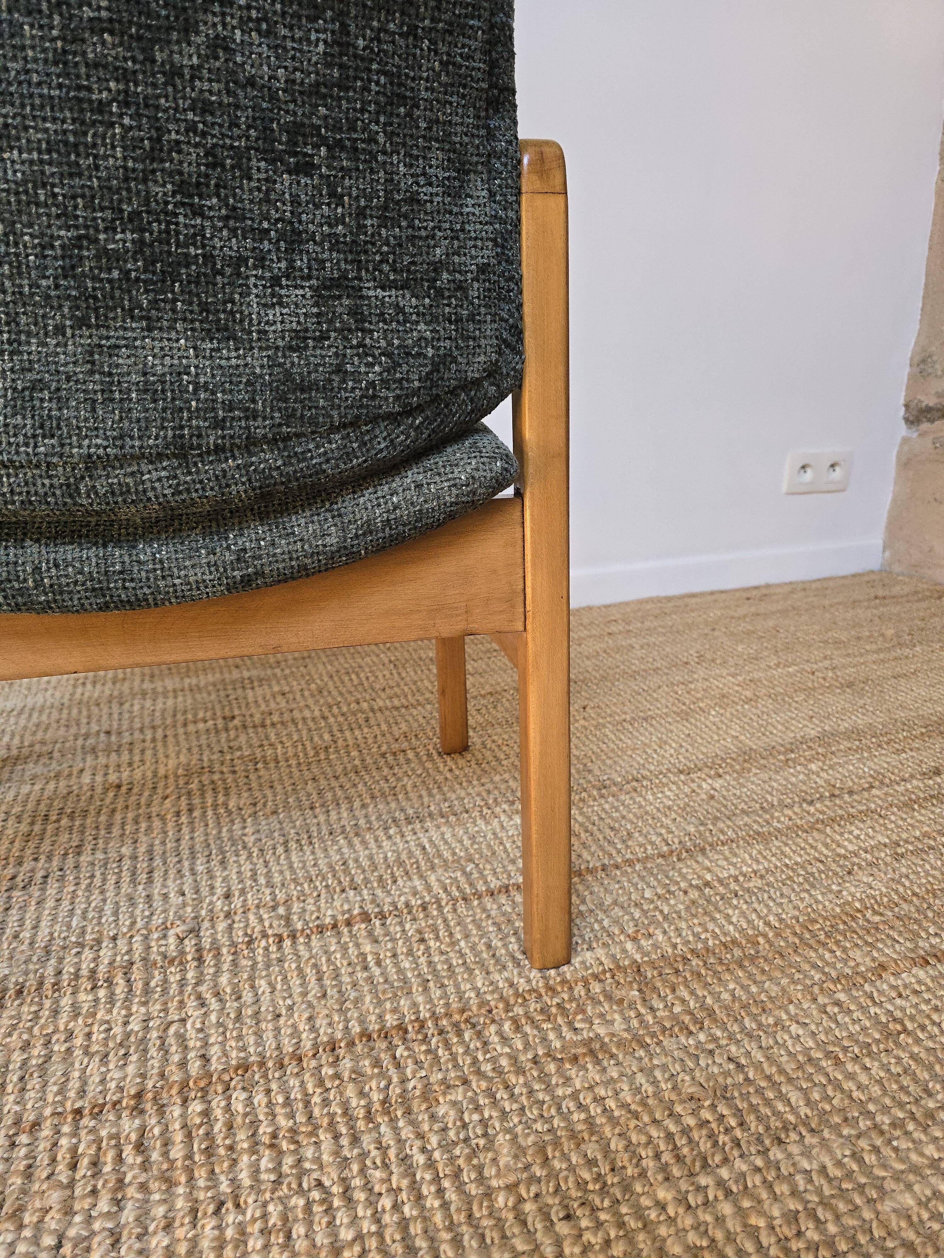 Fauteuil attribué à Michel Mortier édition Steiner