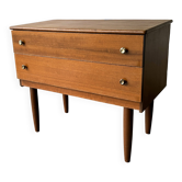 1960s Mid-Century vintage petite chest of drawers