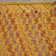 Tapis kilim jaune fait main