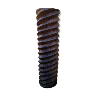 Old wooden harness column