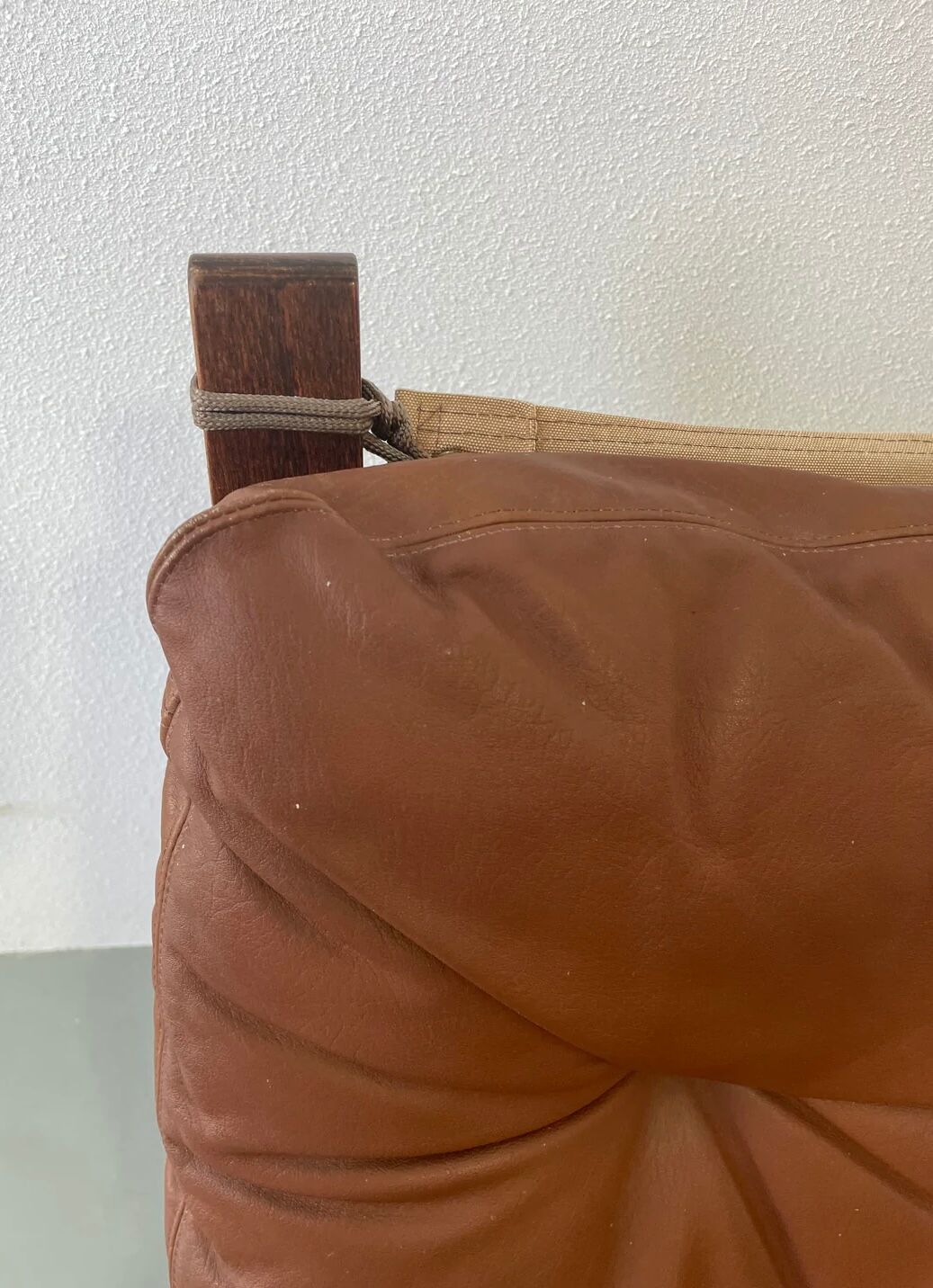 Vintage leather lounge chair Ingmar Relling