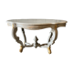Table violin white marble