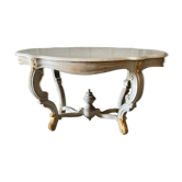 Table violin white marble