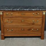 Small Cherrywood Chest of Drawers, Directoire Period – Early 19th Century