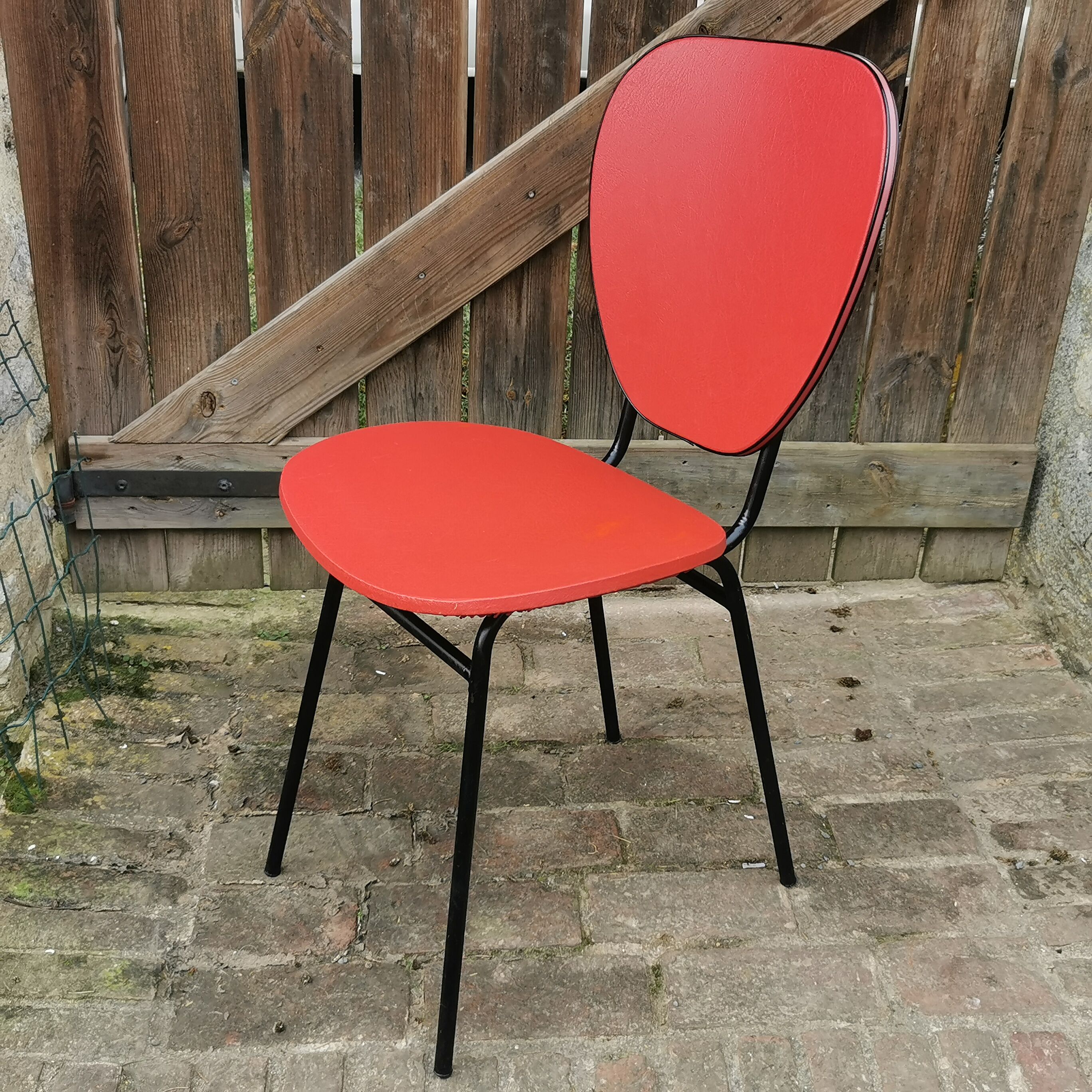 Vintage red chair