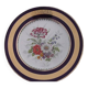 Collectible plate in Limoges kiln blue porcelain