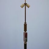Lampadaire onyx & marble, années 1960