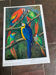 Poster "The Birds of the World" - 1969